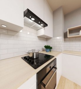 Okap Focus Okap podszafkowy Focus Modo 50 cm czarny 9