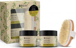 Silcare Silcare - Naturro Special Gift Box zestaw masło do ciała 150ml + peeling do ciała 150ml + szczotka do masażu ciała 1