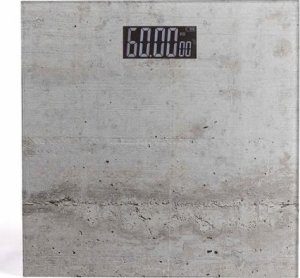 Waga łazienkowa Livoo LIVOO DOM382BE Elektroniczna waga lazienkowa - Wycisk betonu - Taca szklana - Wazenie do 180 kg - Precyzja 100g 1