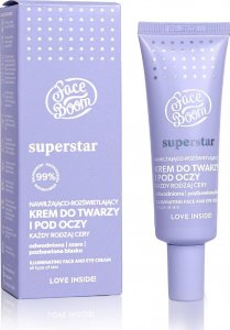 Body Boom Face Boom Superstar Nawilżająco-Rozświetlający Krem do twarzy i pod oczy 50ml 1