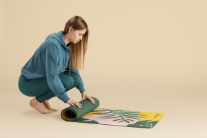 Spokey Mata treningowa Home Jungle 183 cm x 61 cm x 4 cm zielona 11