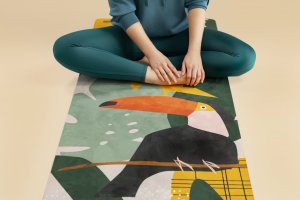 Spokey Mata treningowa Home Jungle 183 cm x 61 cm x 4 cm zielona 12