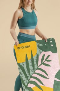 Spokey Mata treningowa Home Jungle 183 cm x 61 cm x 4 cm zielona 14