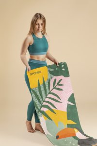 Spokey Mata treningowa Home Jungle 183 cm x 61 cm x 4 cm zielona 16