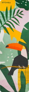 Spokey Mata treningowa Home Jungle 183 cm x 61 cm x 4 cm zielona 3