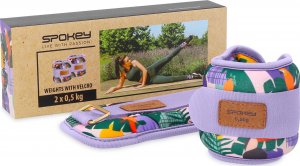 Spokey Obciążenia na kostki i nadgarstki Spokey HOME JUNGLE 2x 0,5 kg 5