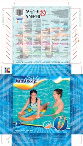 Bestway Dmuchana deska do pływania 114x46cm 25