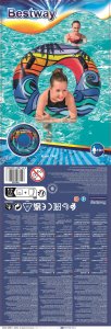 Bestway 36350 Koło do pływania z uchwytami Palmy 91cm 17