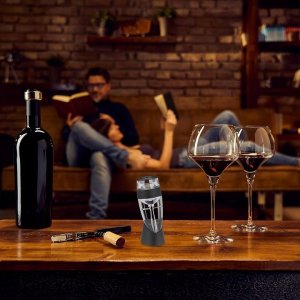 Aerator do Wina - Napowietrzacz z Filtrem + Stojak 3