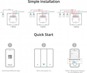 Sonoff Sonoff inteligentny 3-kanałowy przełącznik ścienny Wi-Fi czarny 14