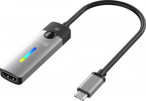 Adapter USB j5create j5create JCA157 adapter kablowy 10 m USB Type-C HDMI Czarny, Szary 1