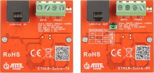 Atte Zestaw konwerterów UTP / 2-WIRE DO TRANSMISJI LAN POE ETH10-2WIRE-SET KOMPLET 2 SZT ATTE 3