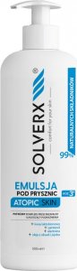 Solverx SOLVERX Atopic Skin Emulsja pod prysznic - łagodząca podrażnienia i przeciwzapalna  500ml 1