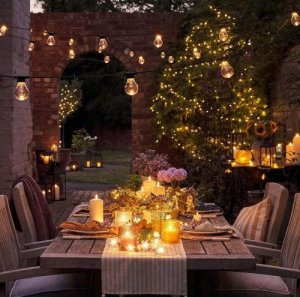 Master LED Girlanda OGRODOWA LAMPKI LED 20m + 20x Żarówki E27 4