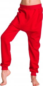 RENNWEAR Spodnie pumpy dresowe dziecięce czerwony 128-134 cm 1