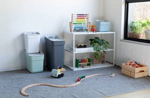 Kosz na śmieci Curver 30L szary (443850) 4