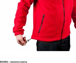 JHK FLRA 340 - bluza polarowa unisex, gruba posiada bardzo dobre właściwości cieplne - jasnożółto-zielono-czarny L 18