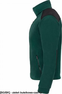 JHK FLRA 340 - bluza polarowa unisex, gruba posiada bardzo dobre właściwości cieplne - jasnożółto-zielono-czarny L 51