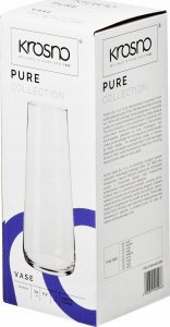 Krosno Wazon KROSNO Pure 24cm szklany wysoki 3