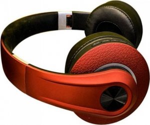 Słuchawki V-TAC Bezprzewodowe Słuchawki Bluetooth Regulowany Pałąk 500mAh Czerwone VT-6322 1