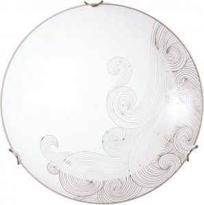 Kinkiet Kaja Kinkiet okrągły biały nowoczesny szkło Kaja MESTRE K-3712 1