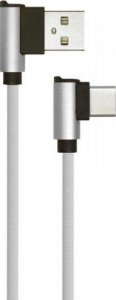 Kabel USB V-TAC USB-A - USB-C 1 m Szary (SKU 8639) 1