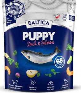 Baltica BALTICA Puppy & Junior Łosoś Karma sucha dla psów z Kaczką dla małych ras 1kg 1