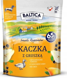 Baltica BALTICA Smaki Regionów Kaczka Z Gruszką Karma sucha dla psów małych ras 1kg 1