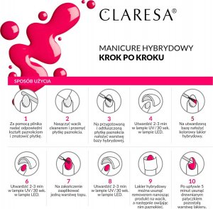 Claresa Lakier hybrydowy Dusty Rose 7 - 5 g 4
