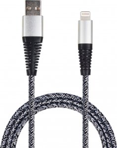 Kabel USB 2GO 2GO USB Datenkabel - silber - 100cm für Apple 8-Pin 1