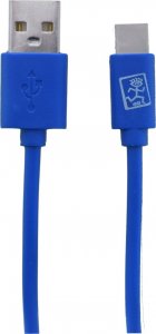 Kabel USB 2GO USB-A - USB-C 1 m Biały (795926) 1