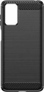 Hurtel Carbon Case etui Motorola Moto G42 elastyczny silikonowy karbonowy pokrowiec czarne 5