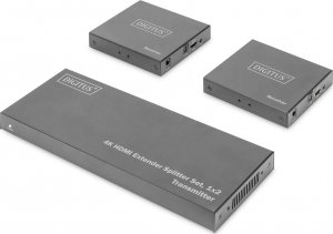 Digitus DIGITUS Splitter Set 1x2 Loopout POC HDMI2.0 schwarz 1