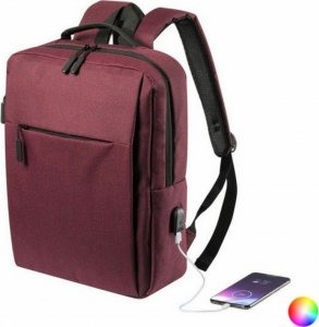 Plecak vudknives Plecak na laptopa i tableta z wyjściem USB VudKnives 146473 Poliester 600D (20 Sztuk) - Szary 2