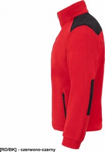 JHK FLRA 340 - bluza polarowa unisex, gruba posiada bardzo dobre właściwości cieplne - czarno-niebieski royal 4XL 23