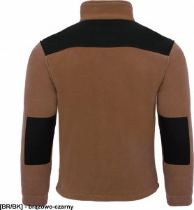 JHK FLRA 340 - bluza polarowa unisex, gruba posiada bardzo dobre właściwości cieplne - czarno-niebieski royal 4XL 8