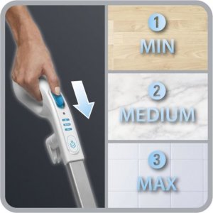 Mop parowy Rowenta ROWENTA RY6557WH Odkurzacz parowy - bez chemikaliów - eliminuje do 99,9% zarazków i bakterii - bialy 5