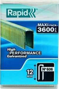 Rapid Zszywki RAPID 3600 nr 606 12 mm ocynkowane 1