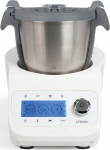 Robot kuchenny Livoo LIVOO DOP219W - Robot wielofunkcyjny Super Cooker - Predkosci 12 - 125 do 5000 obr./min - Miska ze stali nierdzewnej 3,5L - 1000W - Bialy 4