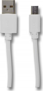 Kabel USB 2GO 2GO USB Ladekabel für Micro-USB - weiss - 100cm 1