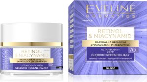 Eveline Retinol & Niacynamid Ultrabogaty krem głęboko regenerujący 70+ na noc 50ml 1