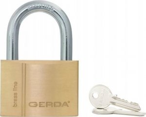 Gerda BRASS LINE S40 kłódka pałąkowa mosiężna 0KMP0004000.98130B 1