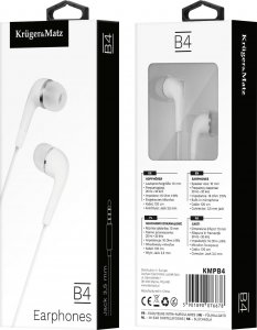 Słuchawki Słuchawki Kruger&Matz przewodowe z mikrofonem KMPB4 3