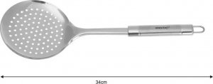 king hoff Łyżka stalowa 34cm cedzakowa KH 3392 Kinghoff 1