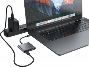 Adapter USB Conceptronic CONCEPTRONIC Adapter USB-C -> HDMI,2xUSB3.0,PD,SD   0.15m 7