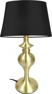 Lampa stołowa Candellux Stojąca lampa stołowa Prima do gabinetu czarna złota 1