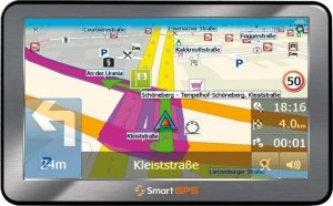 Nawigacja GPS SmartGPS Nawigacja samochodowa SmartGPS SG777 512Mb OSM EU 7'' LifeTimeMaps 4