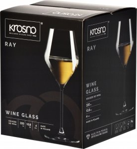 Krosno Kieliszki do wina białego Ray KROSNO 4x 320ml 5
