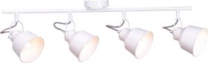 Lampa sufitowa Polux Plafon LAMPA sufitowa NIKO 4 311009 Polux regulowana OPRAWA metalowe reflektorki białe 1
