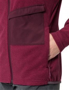 Vaude Kurtka polarowa sportowa damska Yaras - czerwona 36 5